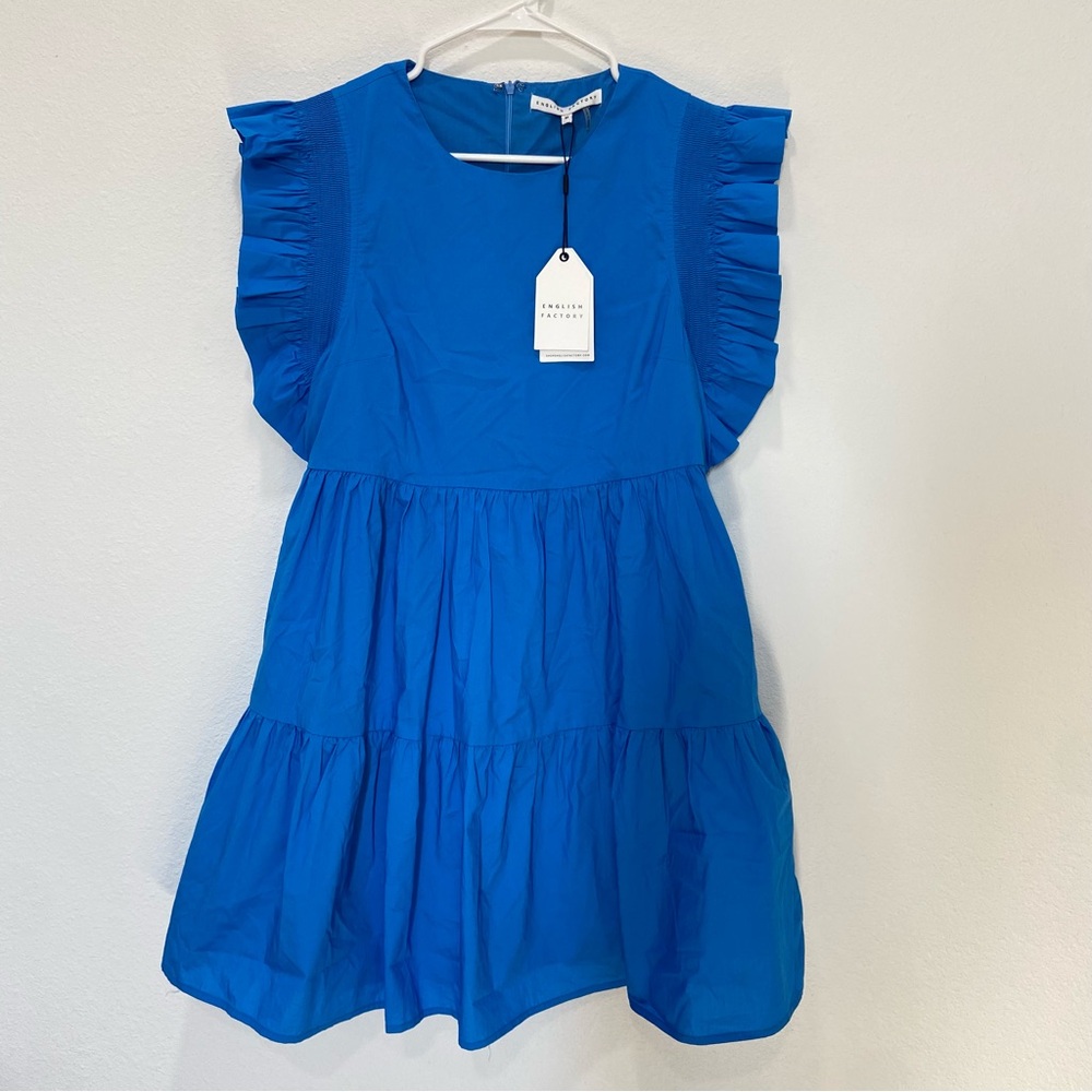 NWT. English Factory Ruffled Babydoll Dress - Picture 2 of 6